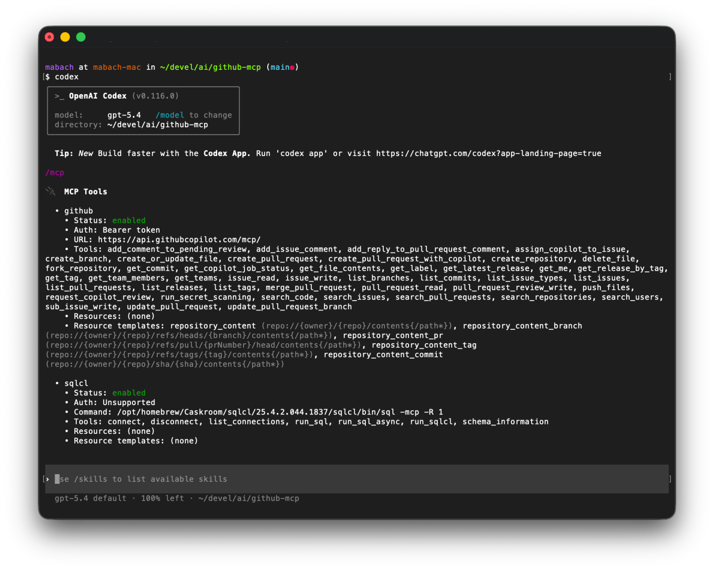 How to Use the GitHub MCP Server with Codex – Martins Blog