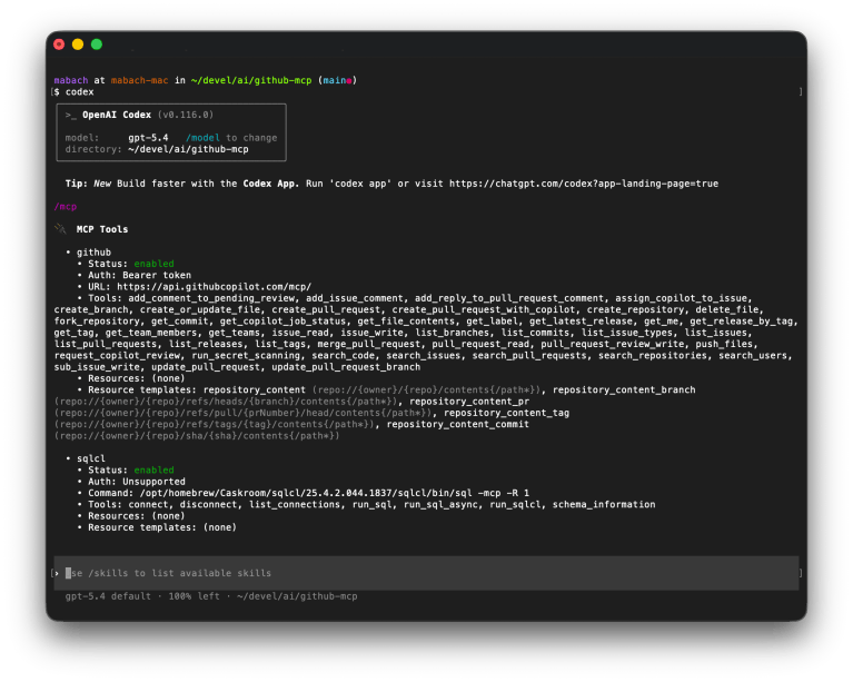 How to Use the GitHub MCP Server with Codex – Martins Blog